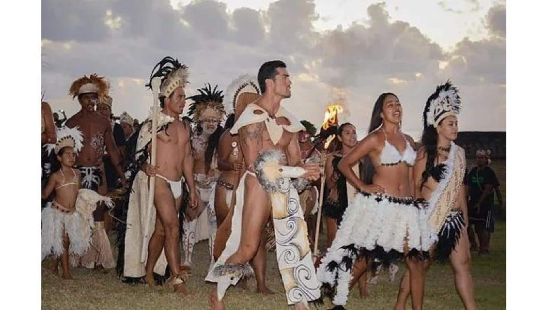 Trajes Tradicionais Do Povo Rapa Nui