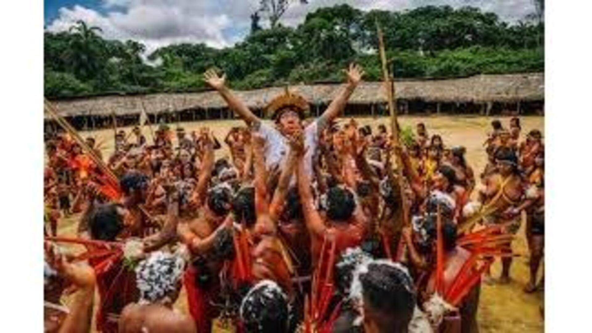 Vestimenta Tradicional Dos Yanomami Da Venezuela