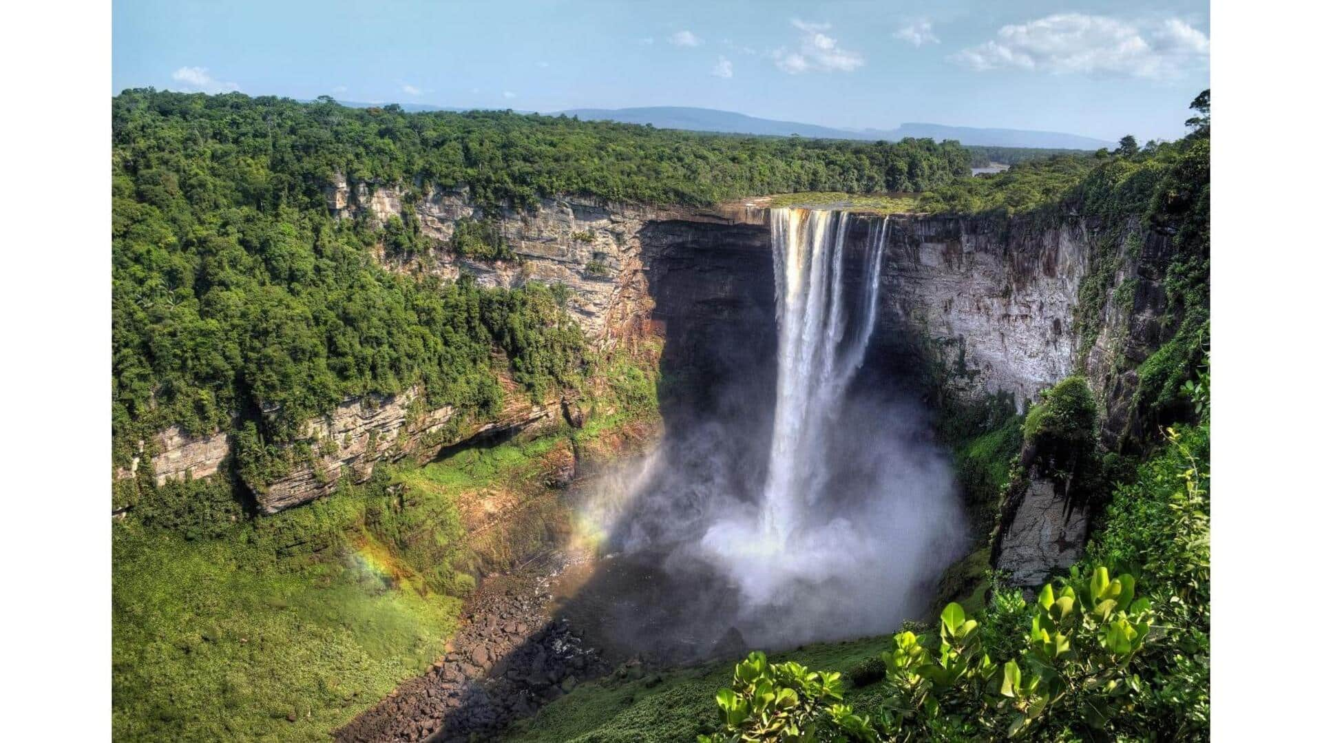 Descubra A Majestade Das Cataratas Kaieteur Na Guiana