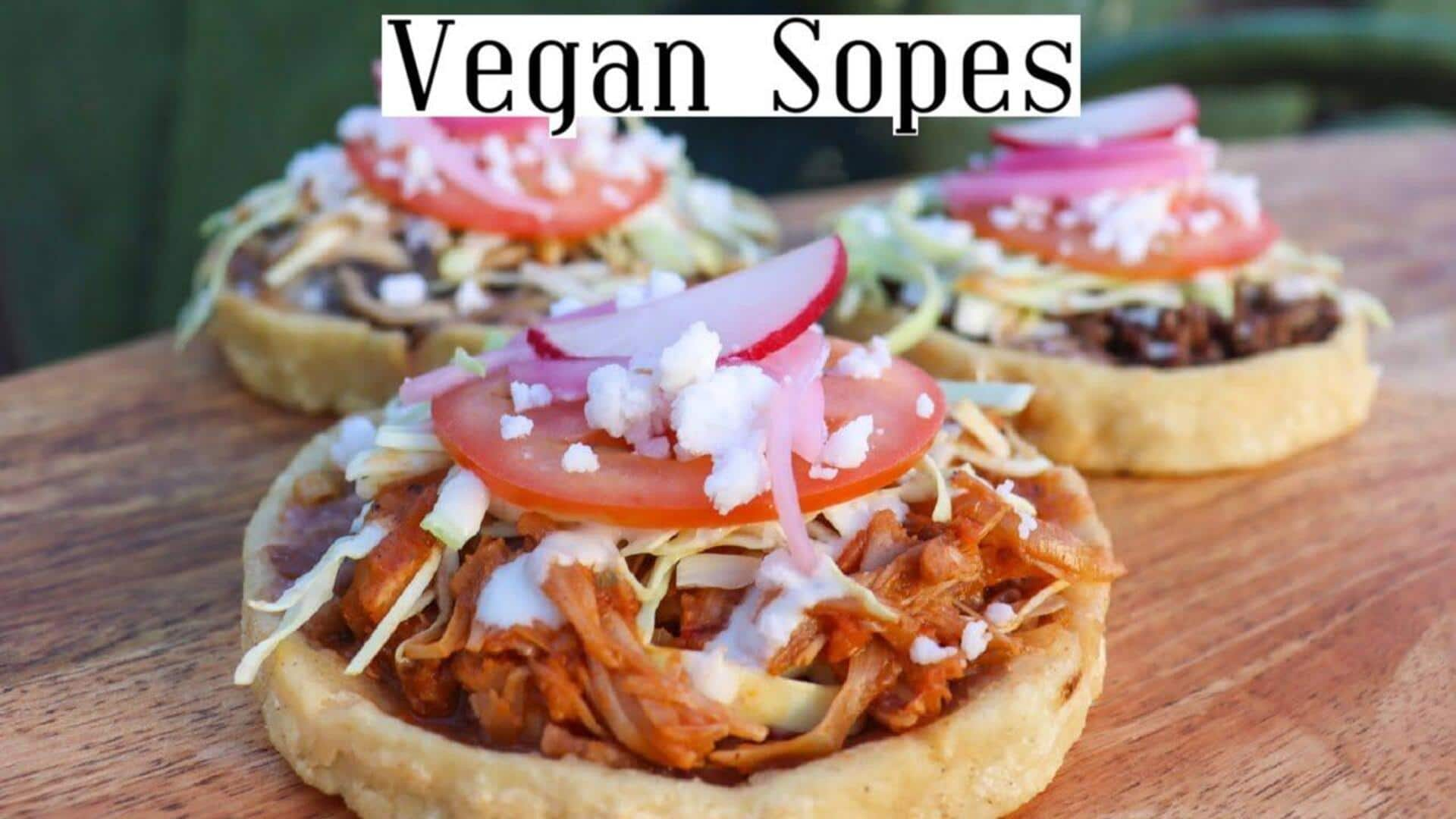 Sopes Vegetarianos Inspirados No México: Guia De Preparação