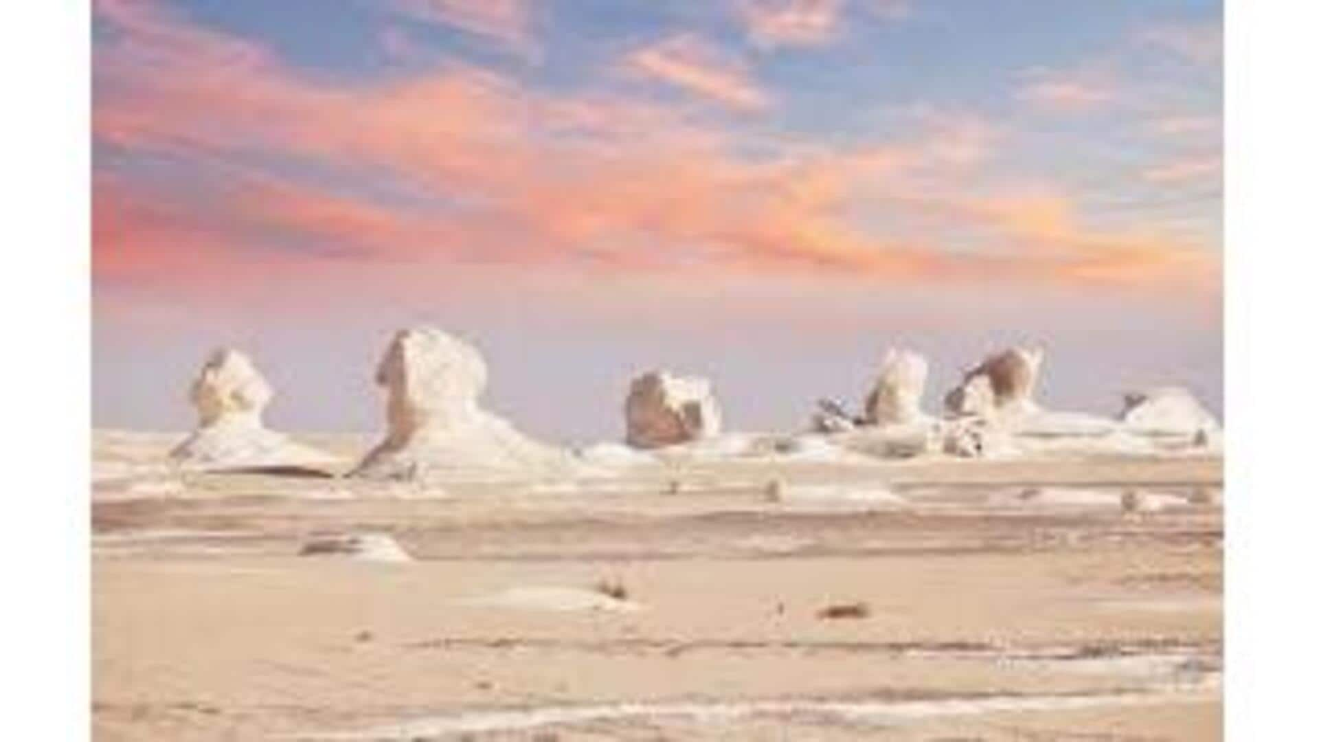 Descubra A Beleza Do Deserto Branco, Egito