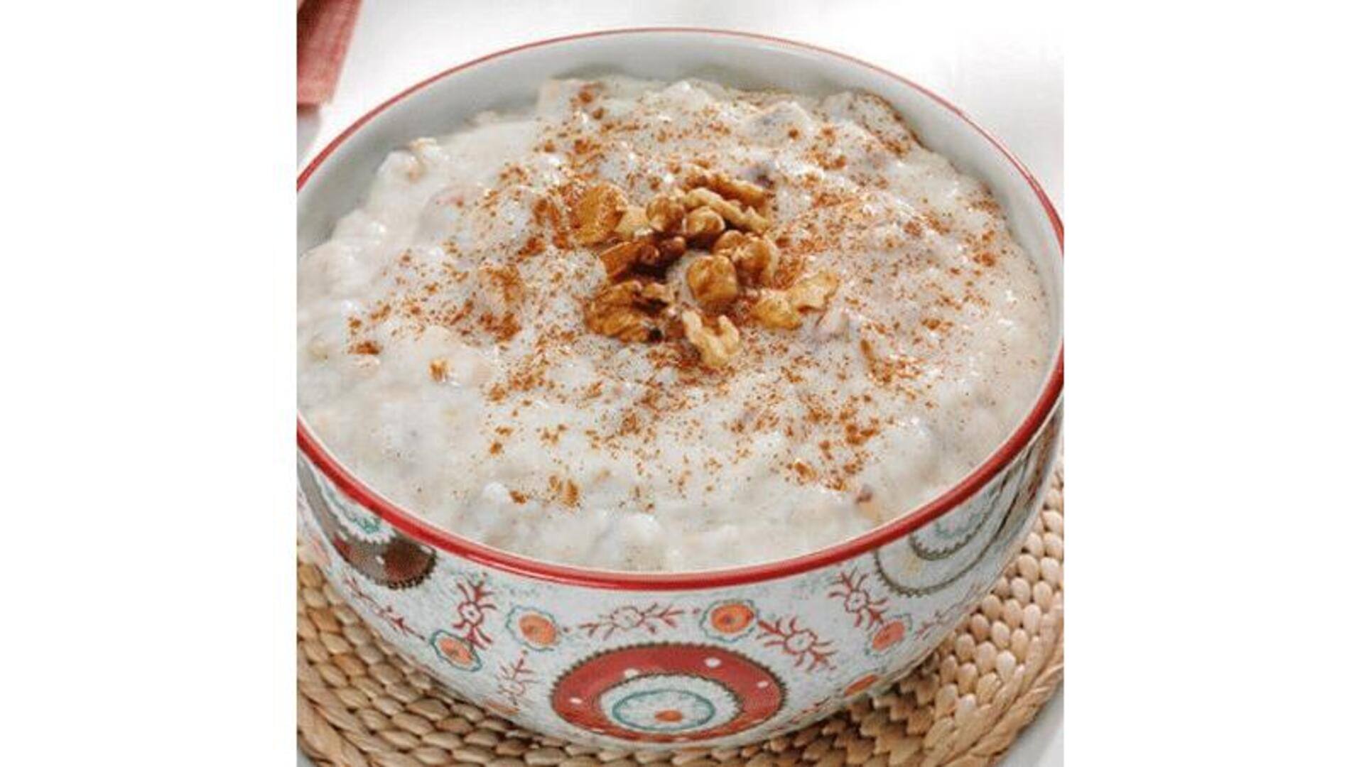 Arroz Doce De Cenoura E Nozes: Receita Vegetariana 