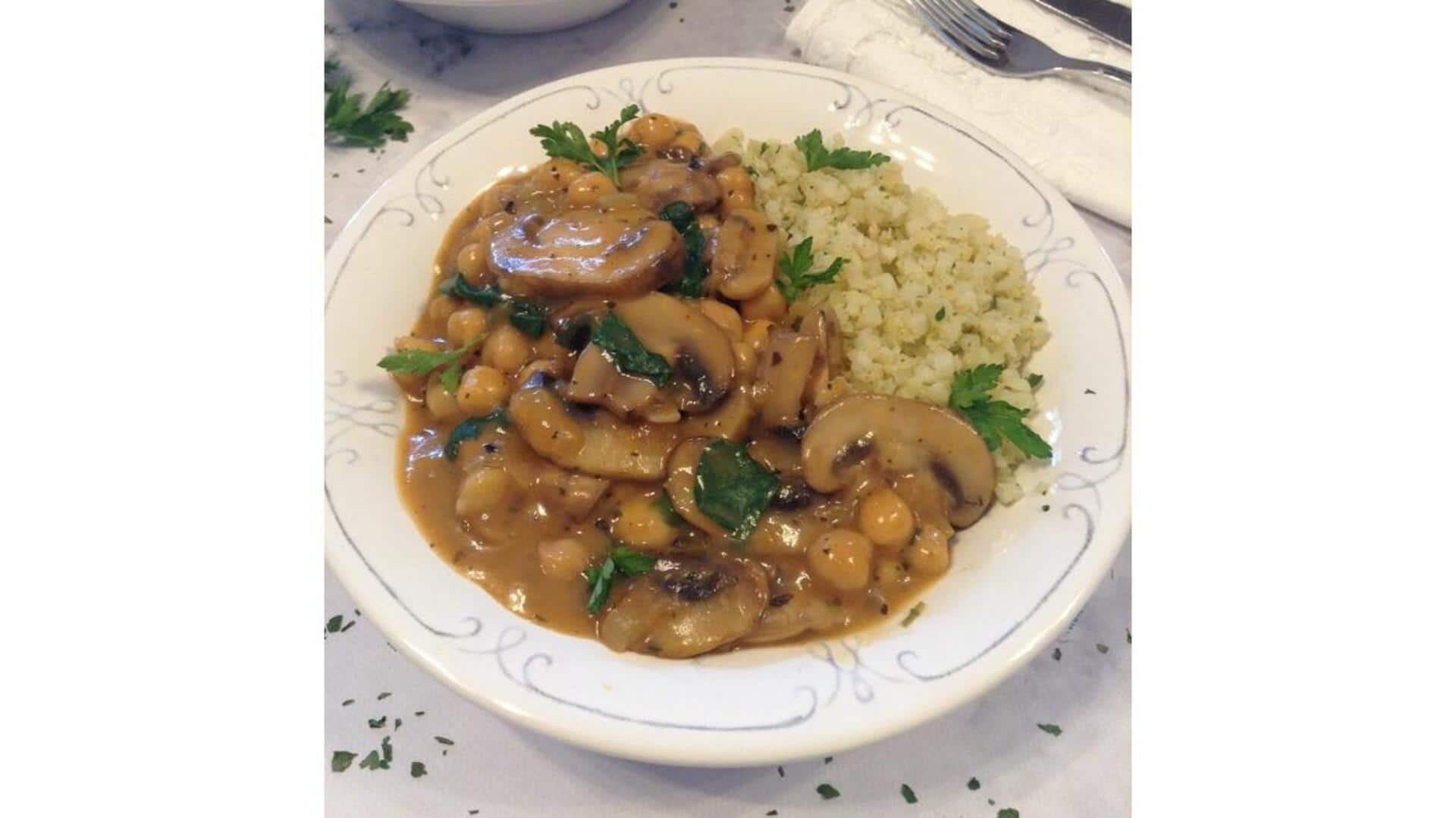 Bacalhau De Grão-De-Bico E Cogumelos: Receita Vegetariana 