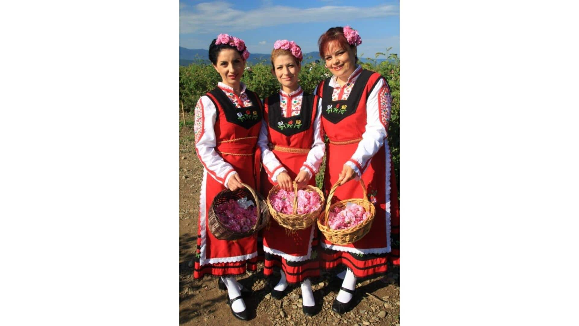 Trajes Tradicionais Da Região De Pirin, Bulgária