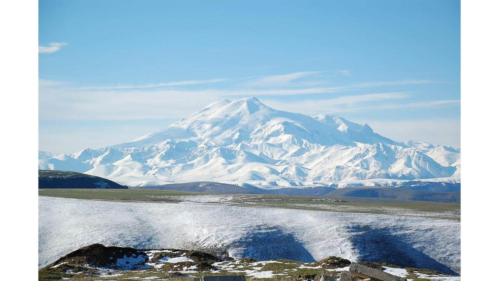 Explore O Majestoso Monte Elbrus, Rússia