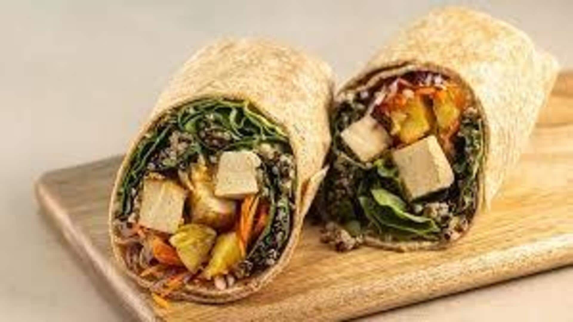 Wraps De Tofu Teriyaki Inspirados No Japão: Guia De Preparação