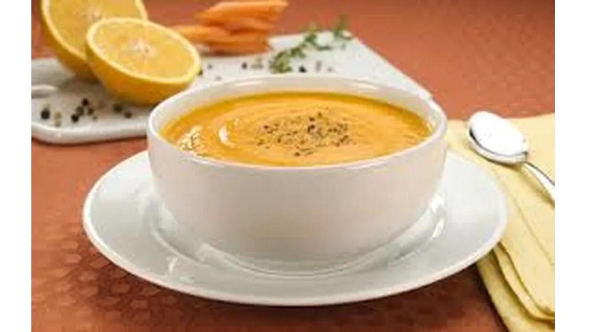 Sopa De Cenoura E Laranja: Receita Vegetariana E Sem Ovos