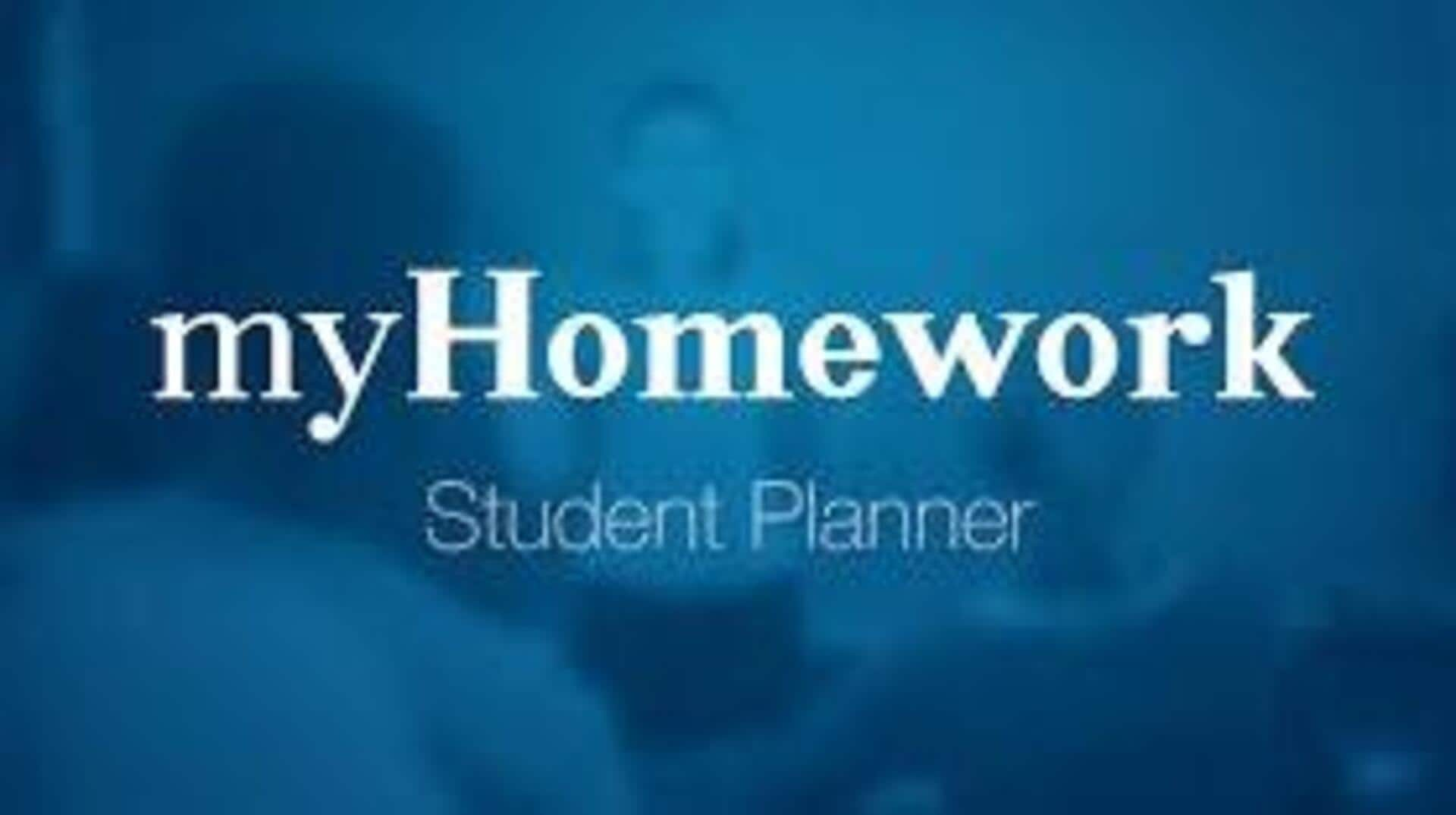 Organizando Horários De Estudo Com Myhomework