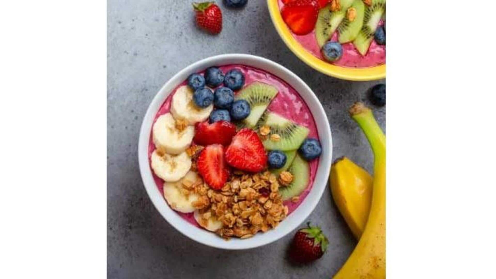 Receita De Açaí Bowl Com Frutas Tropicais