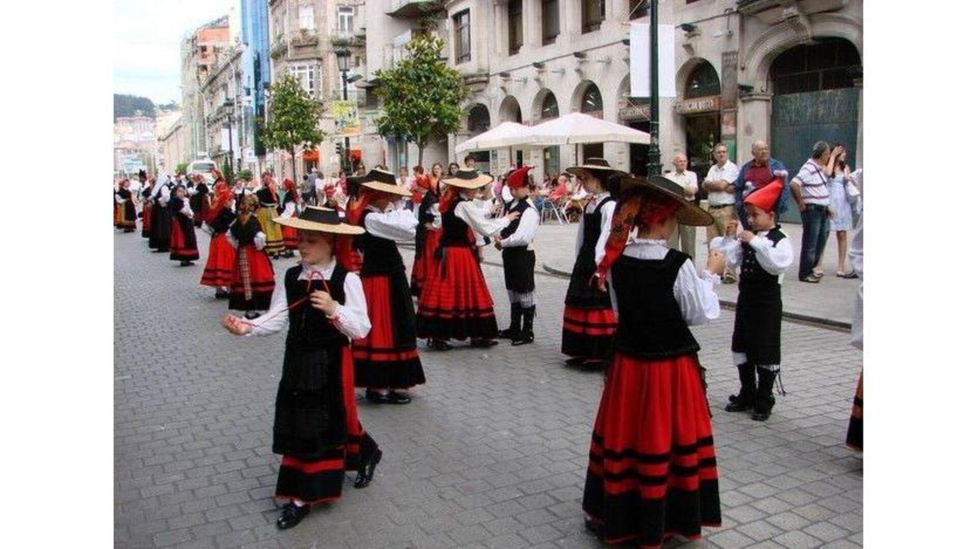 Trajes Tradicionais Da Galícia, Espanha