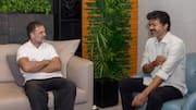தோனி கஃபேவில் காபி, நீலாங்கரையில் விருந்து! ராகுல் காந்தியுடன் முதலமைச்சர் விஜய் திடீர் ஆலோசனை