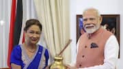 டிரினிடாட் & டொபாகோ பிரதமருக்கு, பிரதமர் மோடி வழங்கிய பரிசு என்ன தெரியுமா?