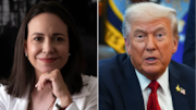 அமெரிக்க அதிபர் டொனால்ட் டிரம்ப்பிடம் தனது நோபல் பதக்கத்தை வழங்கிய வெனிசுலா எதிர்க்கட்சித் தலைவர்