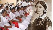 உலக செவிலியர் தினம் - மெழுகுவர்த்தி ஏந்தி செவிலியர்கள் உறுதிமொழி 