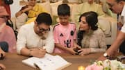 பாலிவுட் நடிகர் ஆமீர் கானுக்கு 3 ஆவது திருமணம்: பந்த்ரா இல்லத்தில் கௌரி ஸ்பிராட்டை கரம்பிடித்தார்