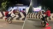 17 சிறுவனை பைக் ஓட்ட அனுமதித்த தந்தை கைது - போலீசார் அதிரடி நடவடிக்கை