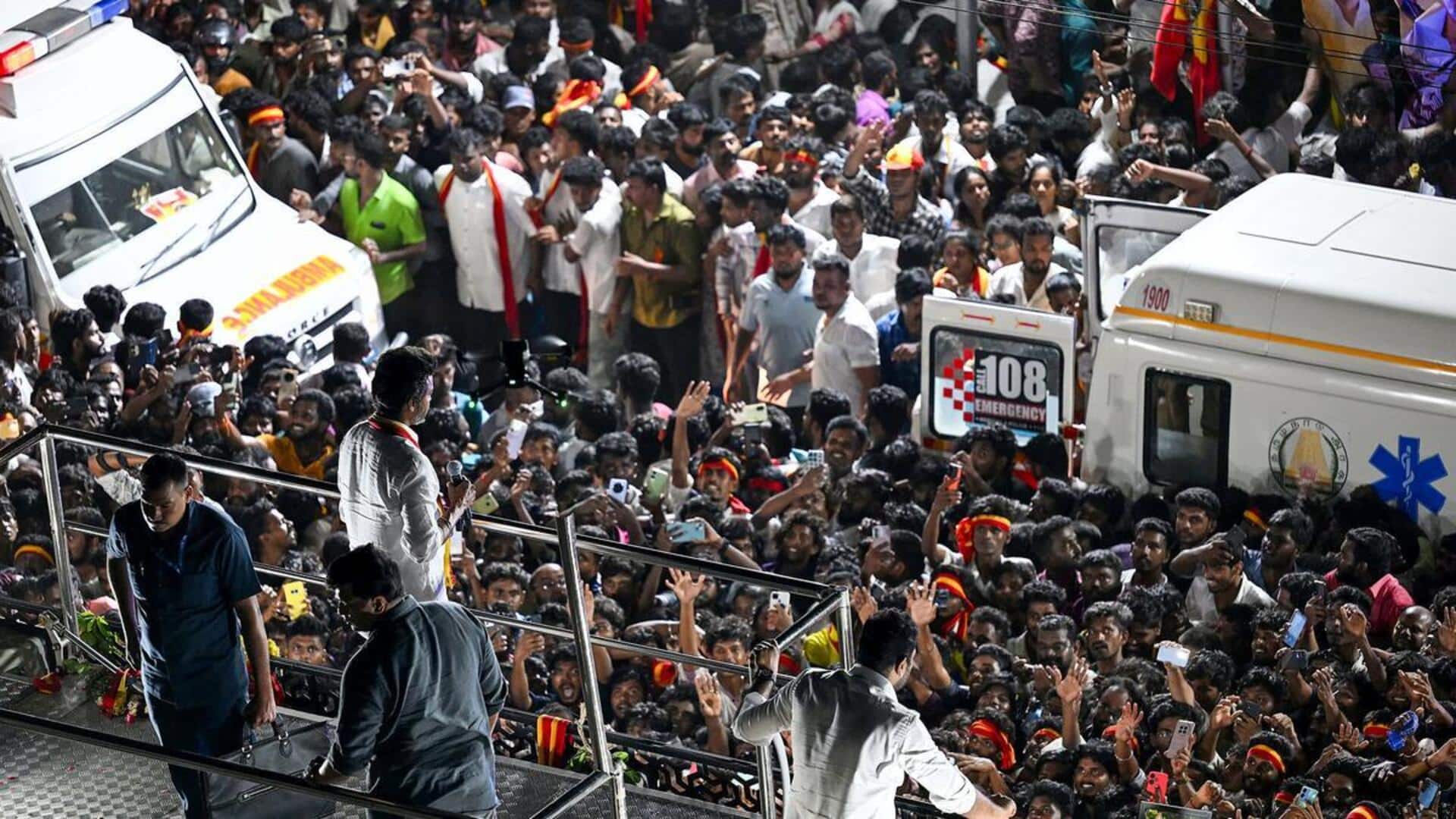 கரூர் கூட்ட நெரிசலில் உயிரிழந்தோர் குடும்பங்களுக்கு ரூ.20 லட்சம் நிவாரணம்; தவெக தலைவர் விஜய் அறிவிப்பு