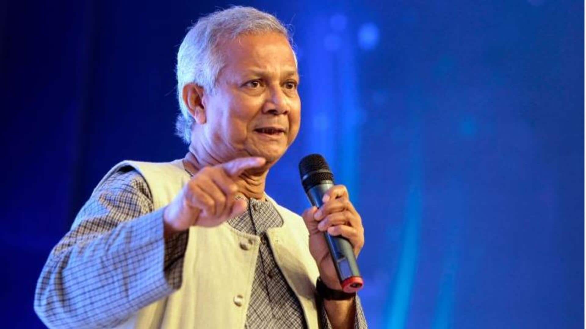 வங்கதேசம்: ஷெரீப் உஸ்மான் ஹாடியின் கொள்கைகளை பின்பற்றுவதாக யூனுஸ் சபதம்