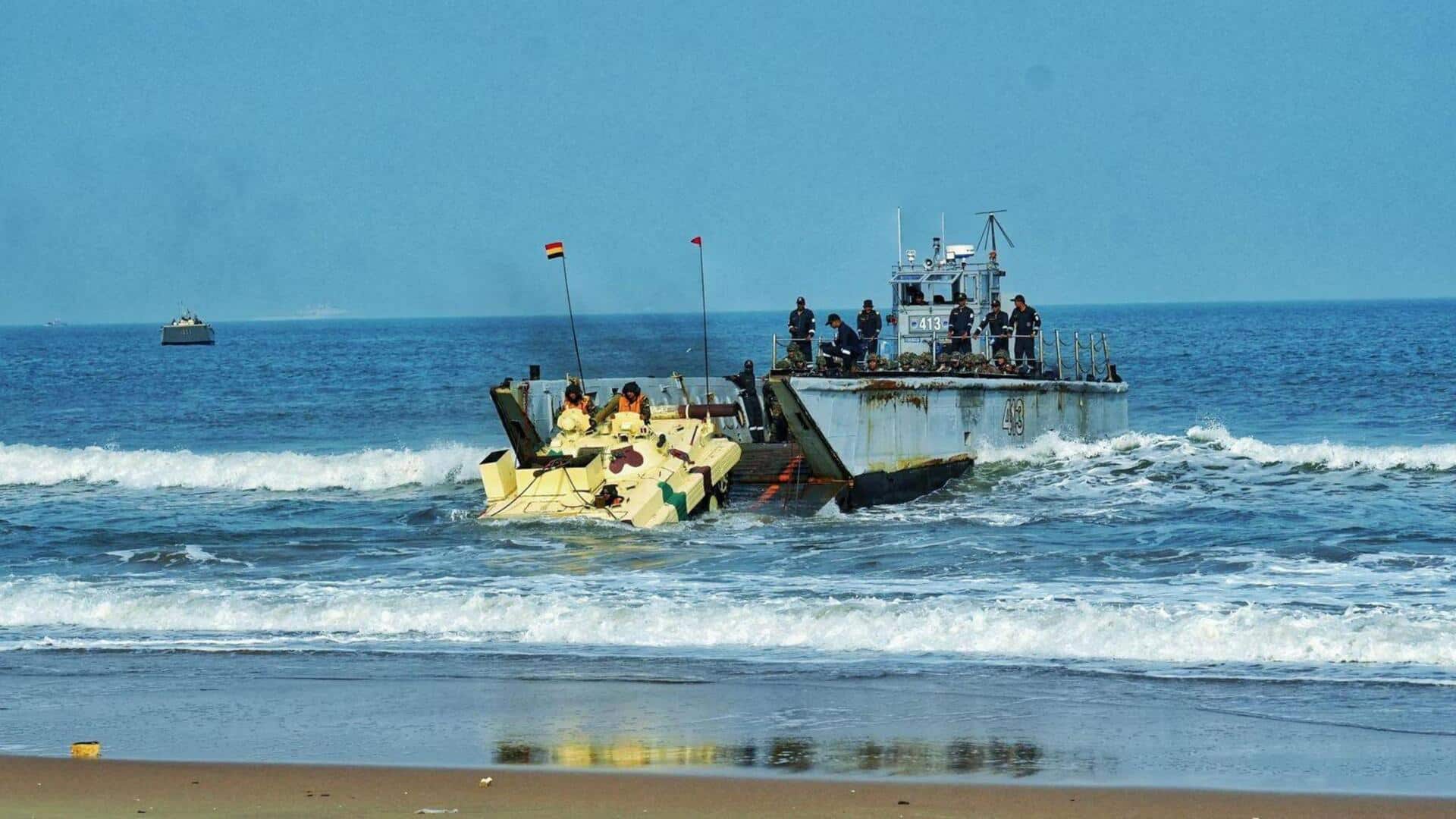 ஆபரேஷன் திரிசூலம் முப்படைப் பயிற்சியில் இந்திய ராணுவத்தின் தெற்குப் பிராந்தியக் கட்டளை பங்கேற்பு