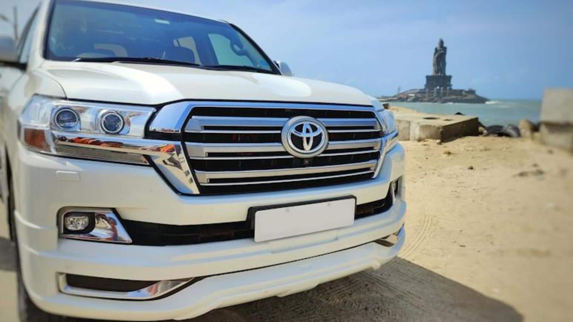 இந்தியாவில் 900க்கும் மேற்பட்ட டொயோட்டா லேண்ட் குரூஸர் கார்கள் ரீகால்