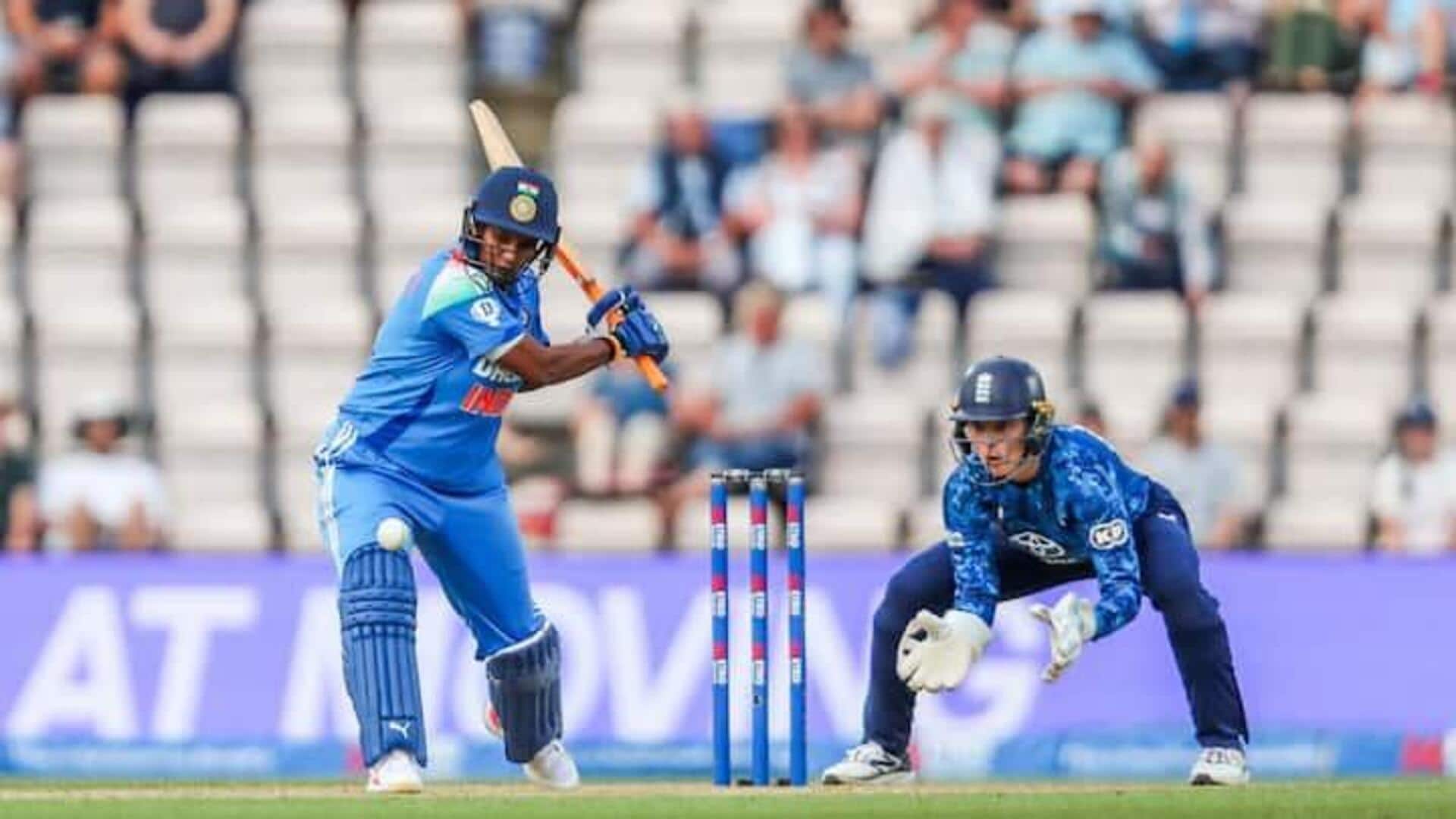 முதல் உலகக்கோப்பை போட்டியில் இந்தியா இங்கிலாந்தை வீழ்த்தி 1-0 என முன்னிலை பெற்றது முதல் உலகக்கோப்பை போட்டியில் இந்தியா இங்கிலாந்தை வீழ்த்தி 1-0 என முன்னிலை பெற்றது
