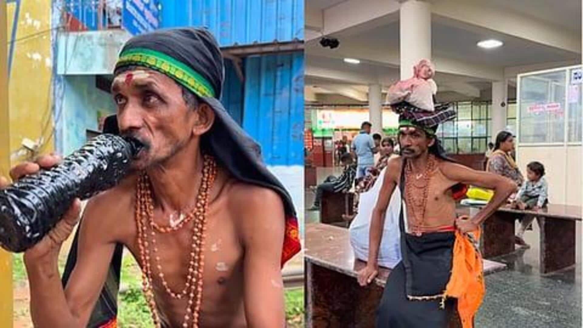 30 ஆண்டுகளுக்கும் மேலாக என்ஜின் ஆயிலைக் குடித்து உயிர் வாழும் அதிசயப் பிறவி; யார் இந்த ஆயில் குமார்