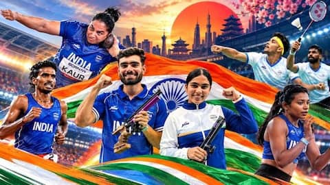 ஆசிய விளையாட்டுப் போட்டி 2026: 46 பதக்கங்களுடன் இந்தியா 12-வது இடம்