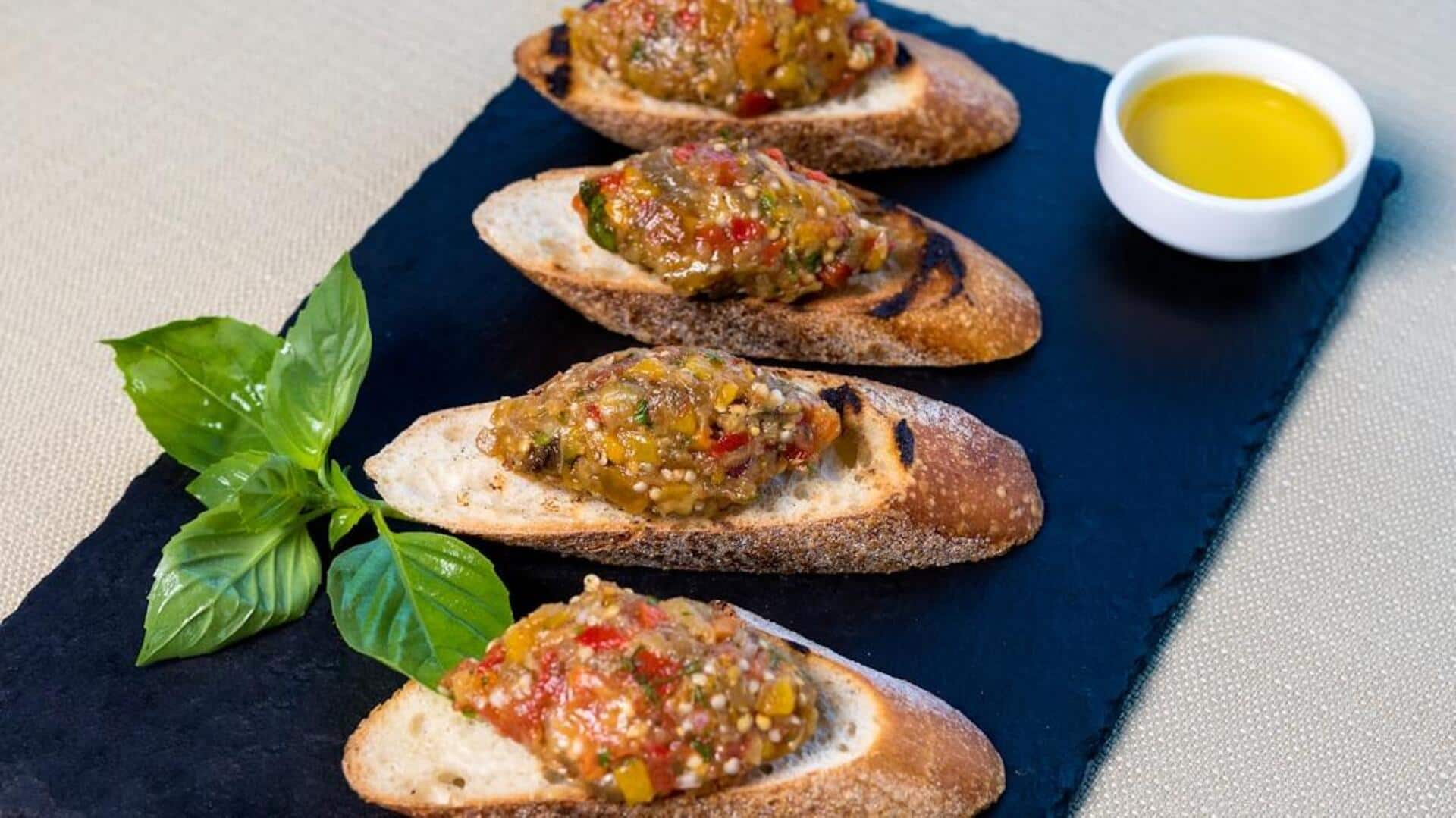 ஆலிவ் எண்ணெய் சேர்த்த சுவையான சைவச் சிற்றுண்டிகள்