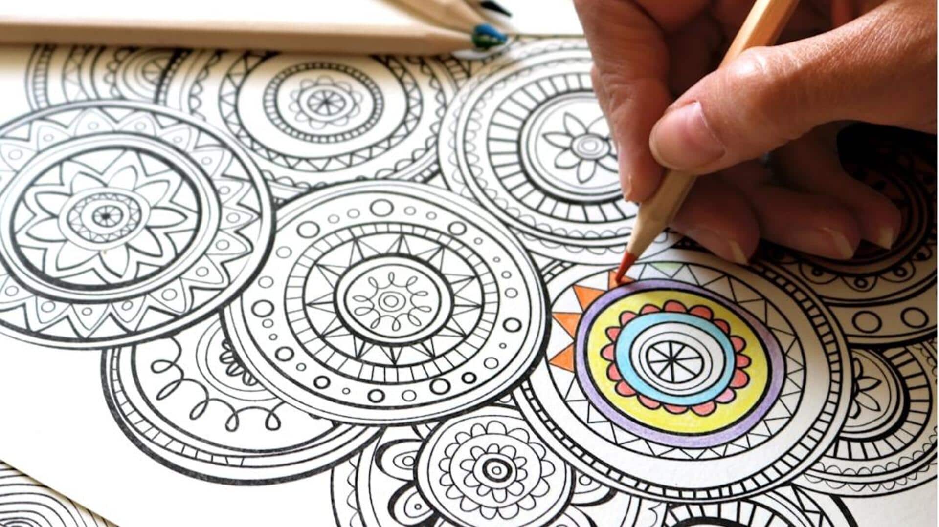 கலரிங் புத்தகங்கள்: மன அழுத்தத்தை குறைக்க ஓர் எளிய வழி