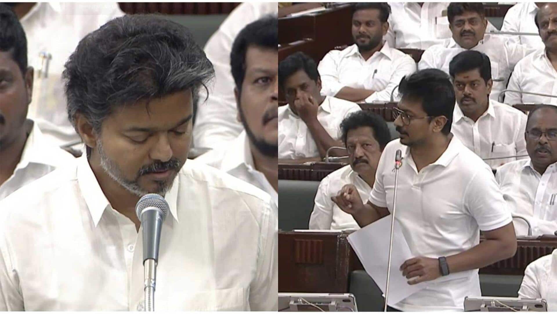 தொகுதி மறுவரையறை & மேகதாது விவகாரம்: பேரவையில் முதலமைச்சர் விஜய் மற்றும் உதயநிதி ஸ்டாலின் காரசார விவாதம்