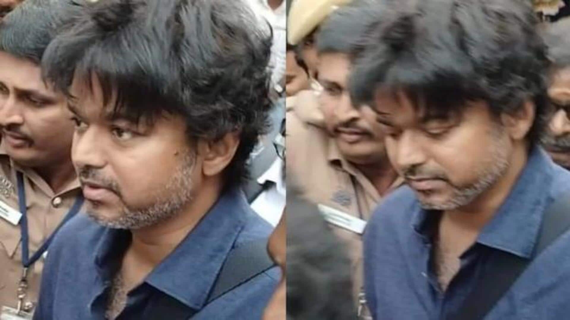 வெள்ளத்தால் பாதிக்கப்பட்ட நெல்லை, தூத்துக்குடி மக்களுக்கு நிவாரண உதவிகளை வழங்கினார் நடிகர் விஜய் 