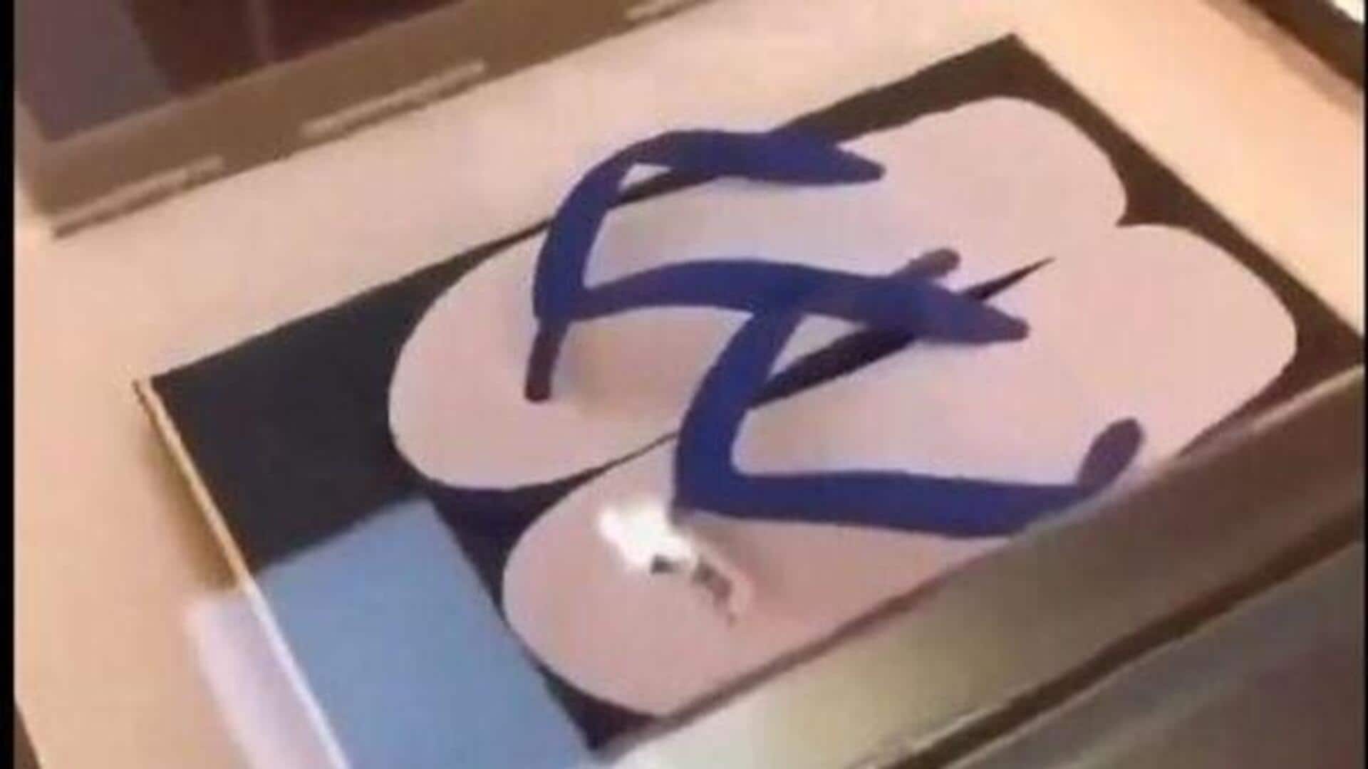 சவுதி அரேபியாவில் ரூ.1 லட்சத்திற்கு விற்கப்படும் ஹவாய் செருப்புகள்