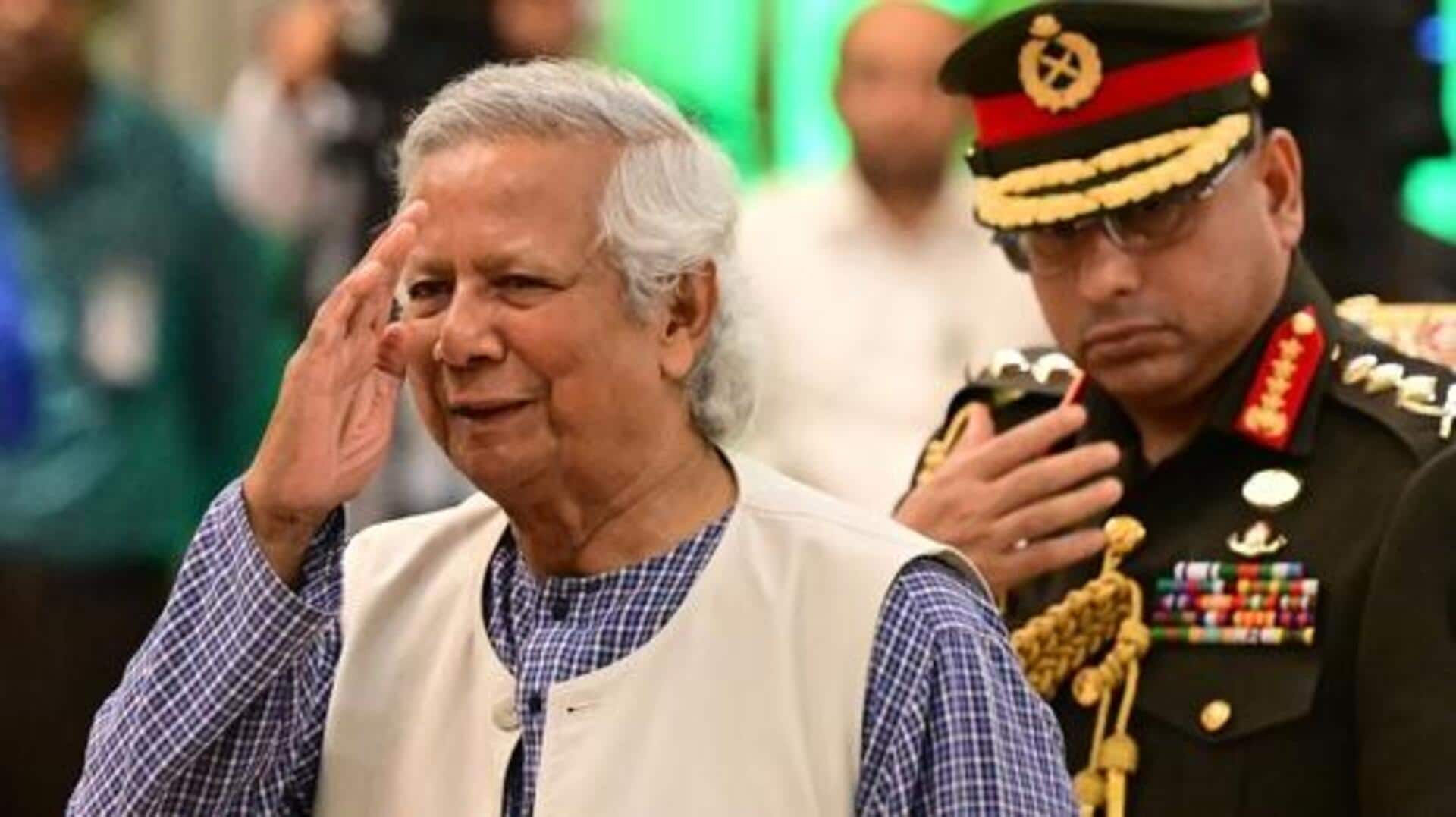 ராஜினாமாவெல்லாம் கிடையாது; பங்களாதேஷ் இடைக்கால அரசின் தலைமை ஆலோசகர் முகமது யூனுஸ் திட்டவட்டம் ராஜினாமாவெல்லாம் கிடையாது; பங்களாதேஷ் இடைக்கால அரசின் தலைமை ஆலோசகர் முகமது யூனுஸ் திட்டவட்டம்