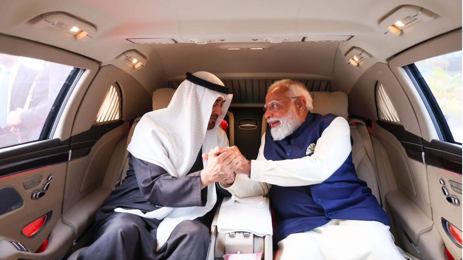 இந்தியா வந்தார் ஐக்கிய அரபு அமீரக அதிபர்; தேசியப் பாதுகாப்பு குறித்த முக்கிய முடிவுகள் எடுக்கப்போவதாக தகவல்