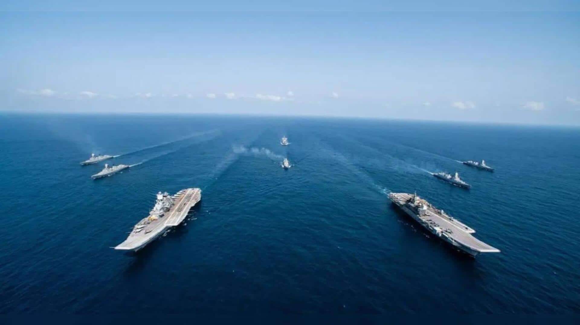 ஒரு அம்பு இரண்டு இலக்குகள்; சீனா மற்றும் பாகிஸ்தானை ஒரே நேரத்தில் சமாளிக்க தயார் நிலையில் இந்திய கடற்படை ஒரு அம்பு இரண்டு இலக்குகள்; சீனா மற்றும் பாகிஸ்தானை ஒரே நேரத்தில் சமாளிக்க தயார் நிலையில் இந்திய கடற்படை