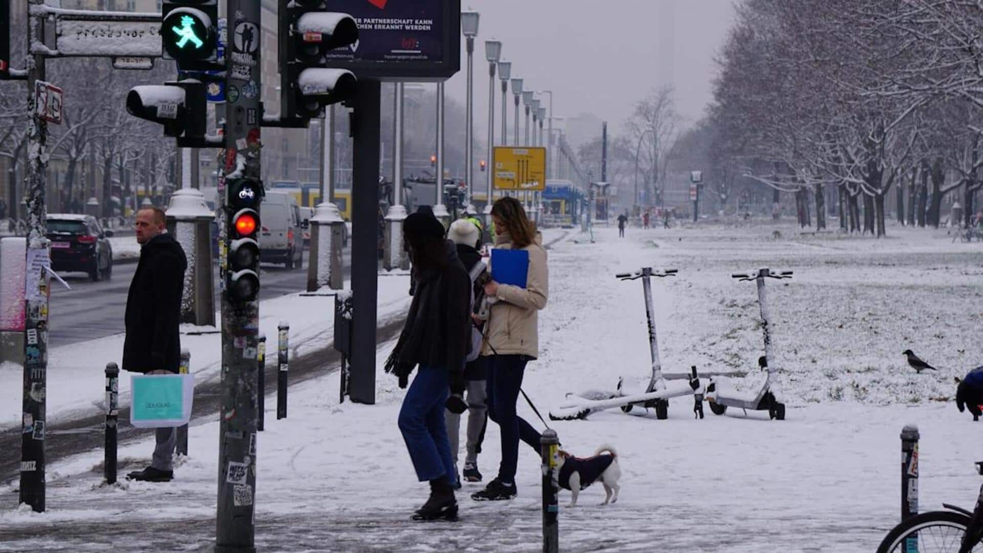 உறைபனியில் உறைந்த பெர்லின்! 45,000 வீடுகள் இருளில் மூழ்கின