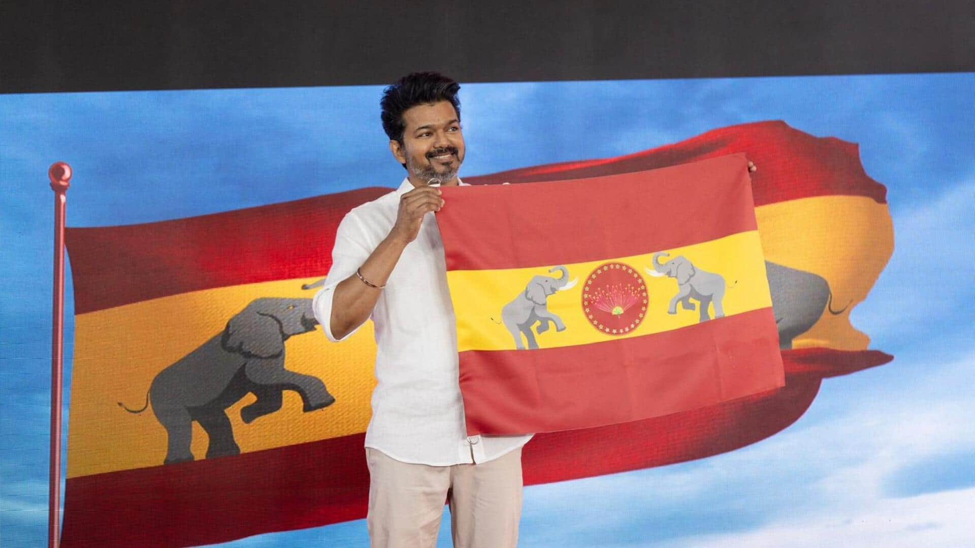 கொடி அறிமுகம் செய்த 24 மணிநேரத்திற்குள் TVK தலைவர் விஜய் மீது வழக்கா?