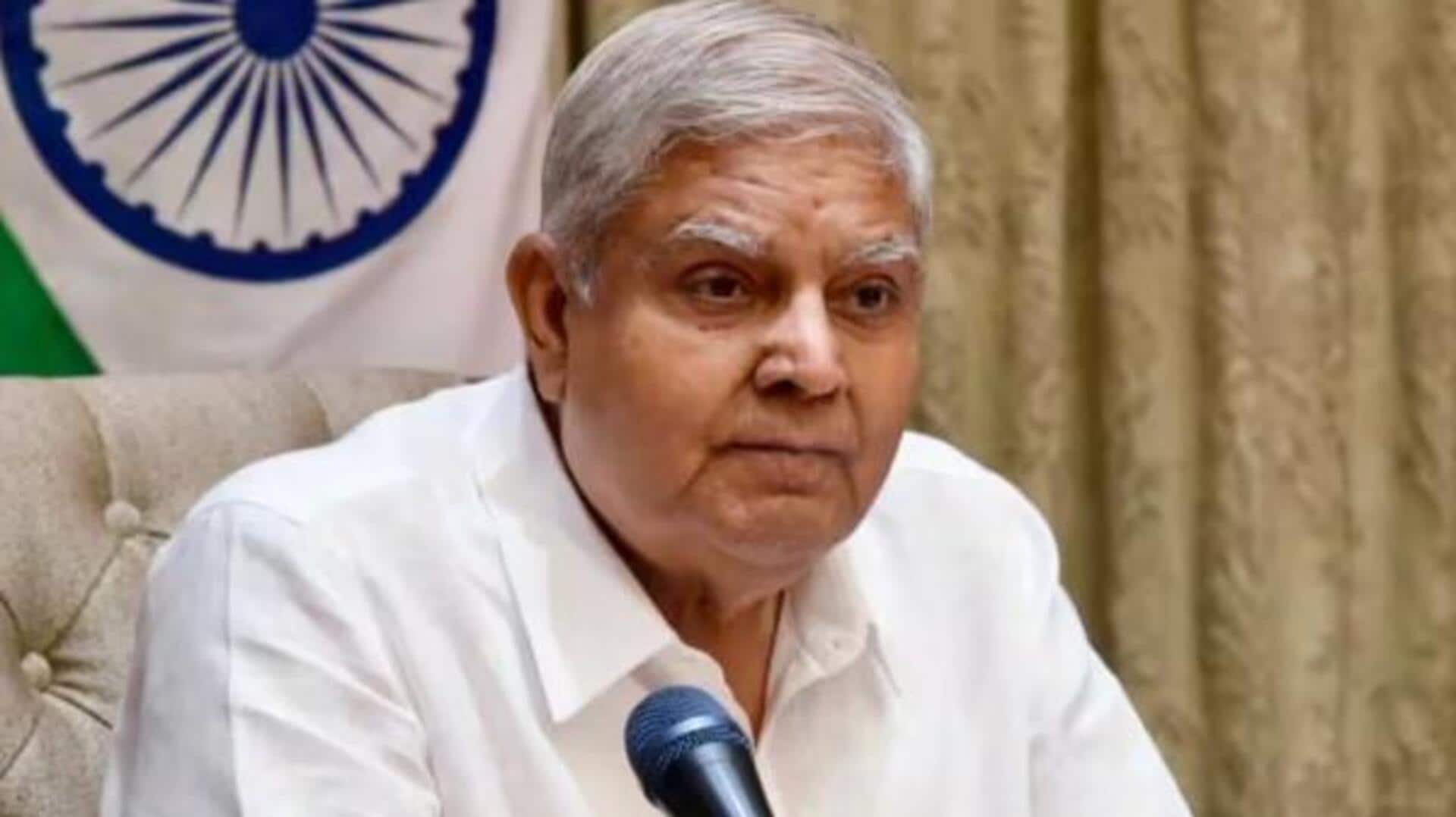 அரசு இல்லத்தை காலி செய்தார் முன்னாள் குடியரசு துணைத் தலைவர் ஜகதீப் தன்கர் அரசு இல்லத்தை காலி செய்தார் முன்னாள் குடியரசு துணைத் தலைவர் ஜகதீப் தன்கர்