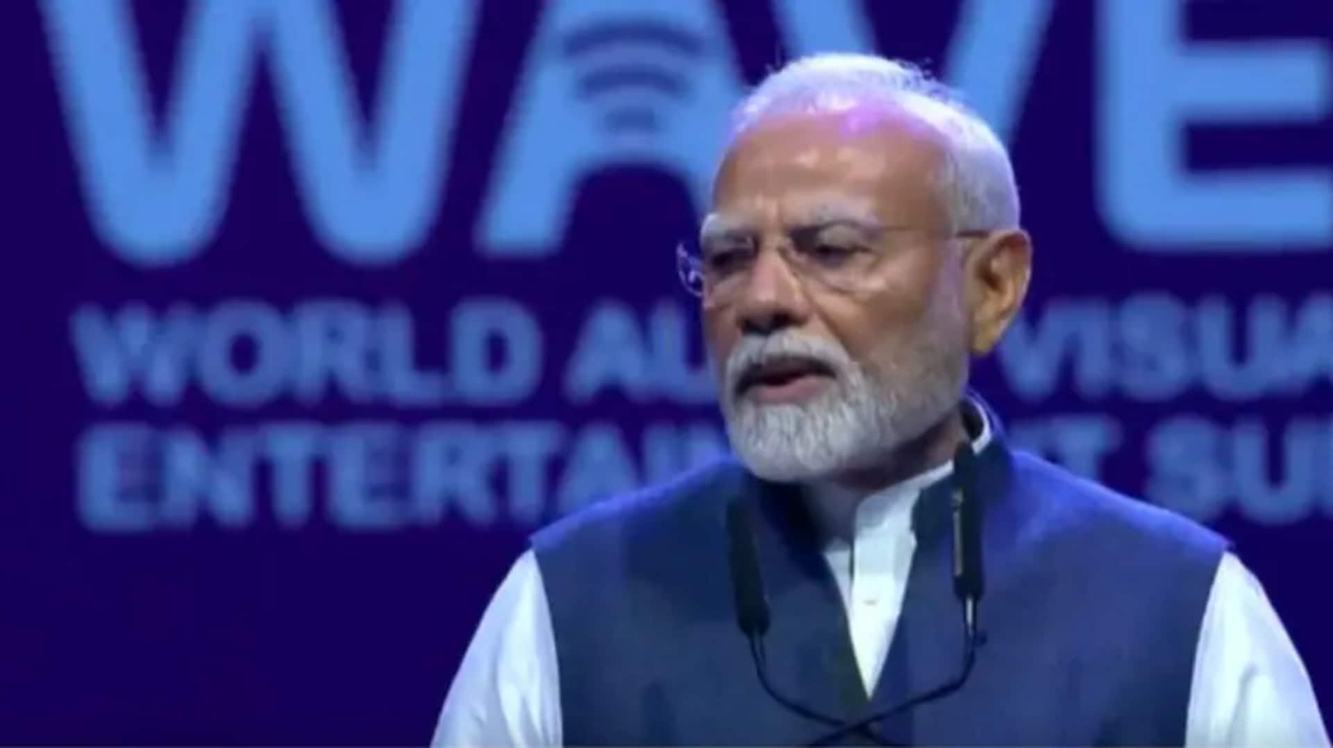 WAVES 2025: இந்தியாவின் முதல் உலகளாவிய ஊடக பொழுதுபோக்கு உச்சி மாநாட்டை தொடங்கி வைத்தார் பிரதமர் மோடி WAVES 2025: இந்தியாவின் முதல் உலகளாவிய ஊடக பொழுதுபோக்கு உச்சி மாநாட்டை தொடங்கி வைத்தார் பிரதமர் மோடி