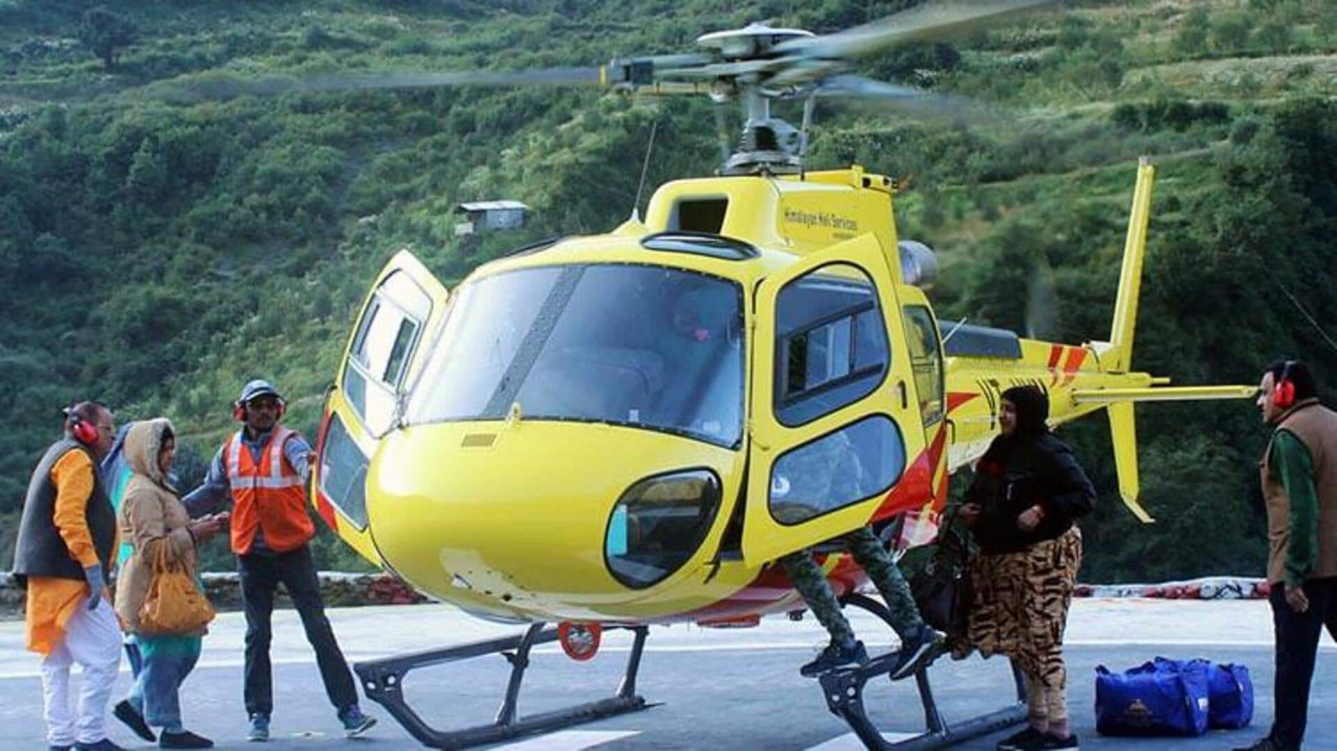 சார் தாம் யாத்திரை: ஹெலிகாப்டர் சேவைகளை மீண்டும் தொடங்க DGCA அனுமதி