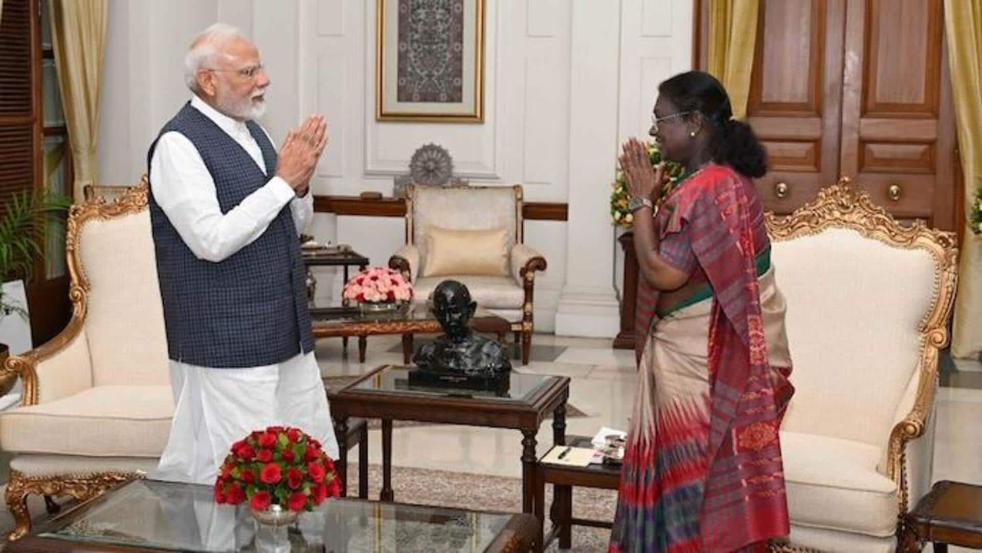 ஜனாதிபதி முர்முவை சந்தித்து, ஆபரேஷன் சிந்தூர் குறித்து பிரதமர் விளக்கம்; 3 வெளிநாட்டு பயணங்களும் ஒத்திவைப்பு ஜனாதிபதி முர்முவை சந்தித்து, ஆபரேஷன் சிந்தூர் குறித்து பிரதமர் விளக்கம்; 3 வெளிநாட்டு பயணங்களும் ஒத்திவைப்பு