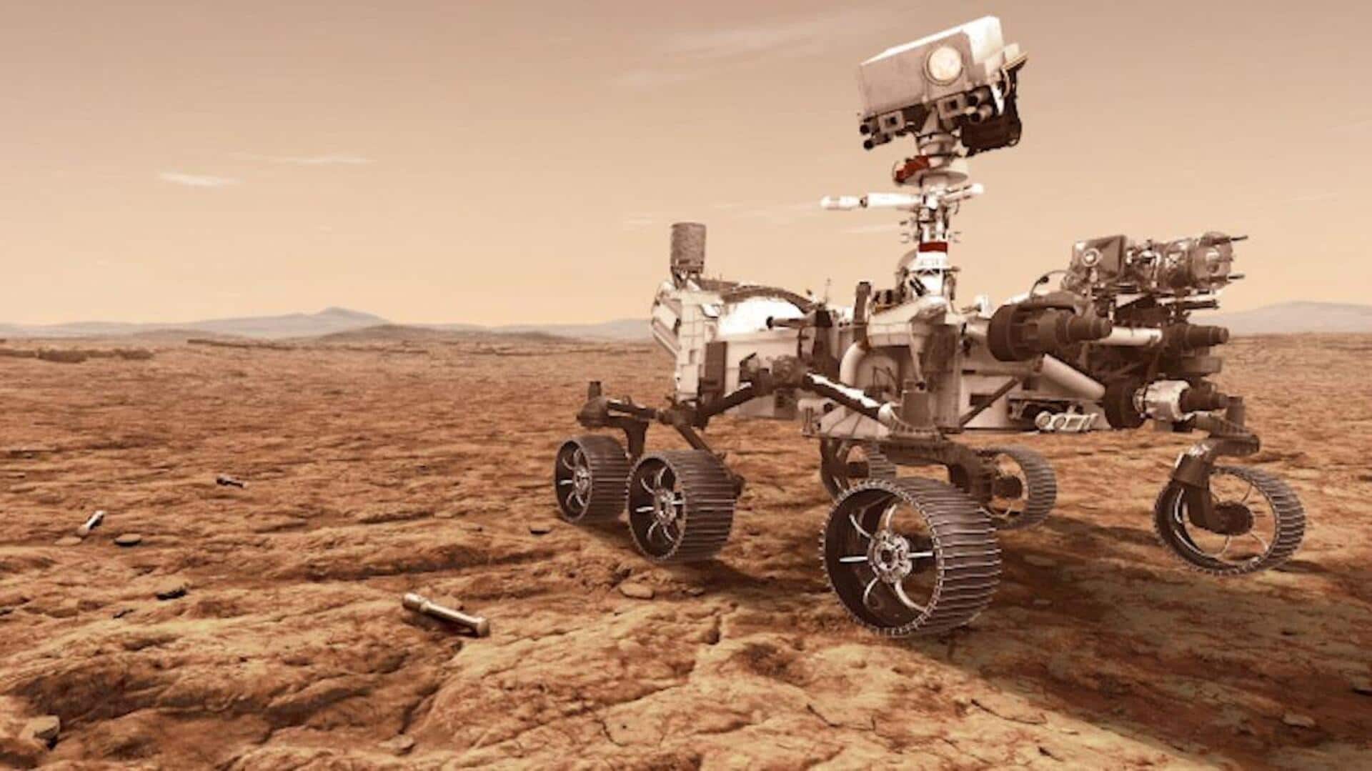 செவ்வாய் கிரகத்தில் புதிய பாறையை நாசாவின் பெர்செவரன்ஸ் ரோவர் கண்டுபிடித்துள்ளது