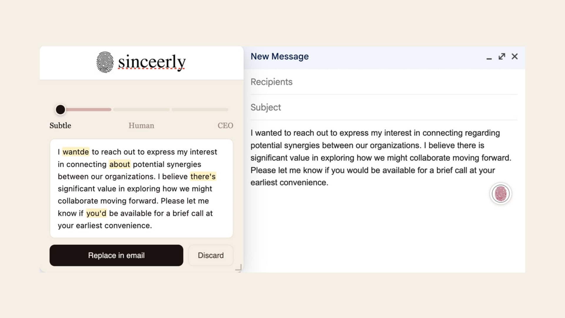 AI -ஆல் எழுதப்பட்ட மெயில்களில் வேண்டுமென்றே எழுத்துப் பிழைகளை சேர்க்கும் புதிய டூல்