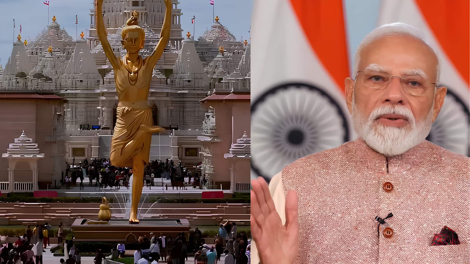 பிரான்சில் உருவான இந்திய கோயில்! பாரிஸ் சுவாமிநாராயணன் கோயில் திறப்பு விழாவில் பிரதமர் மோடி பேச்சு