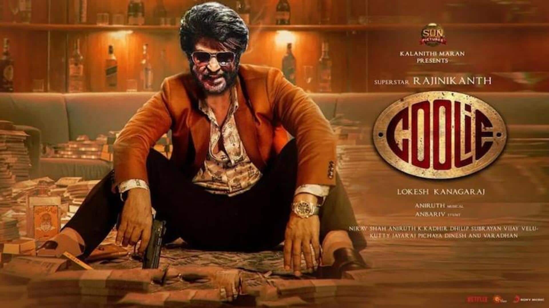 இன்று மாலை 6 மணிக்கு வெளியாகிறது 'கூலி' அப்டேட்! இன்று மாலை 6 மணிக்கு வெளியாகிறது 'கூலி' அப்டேட்!