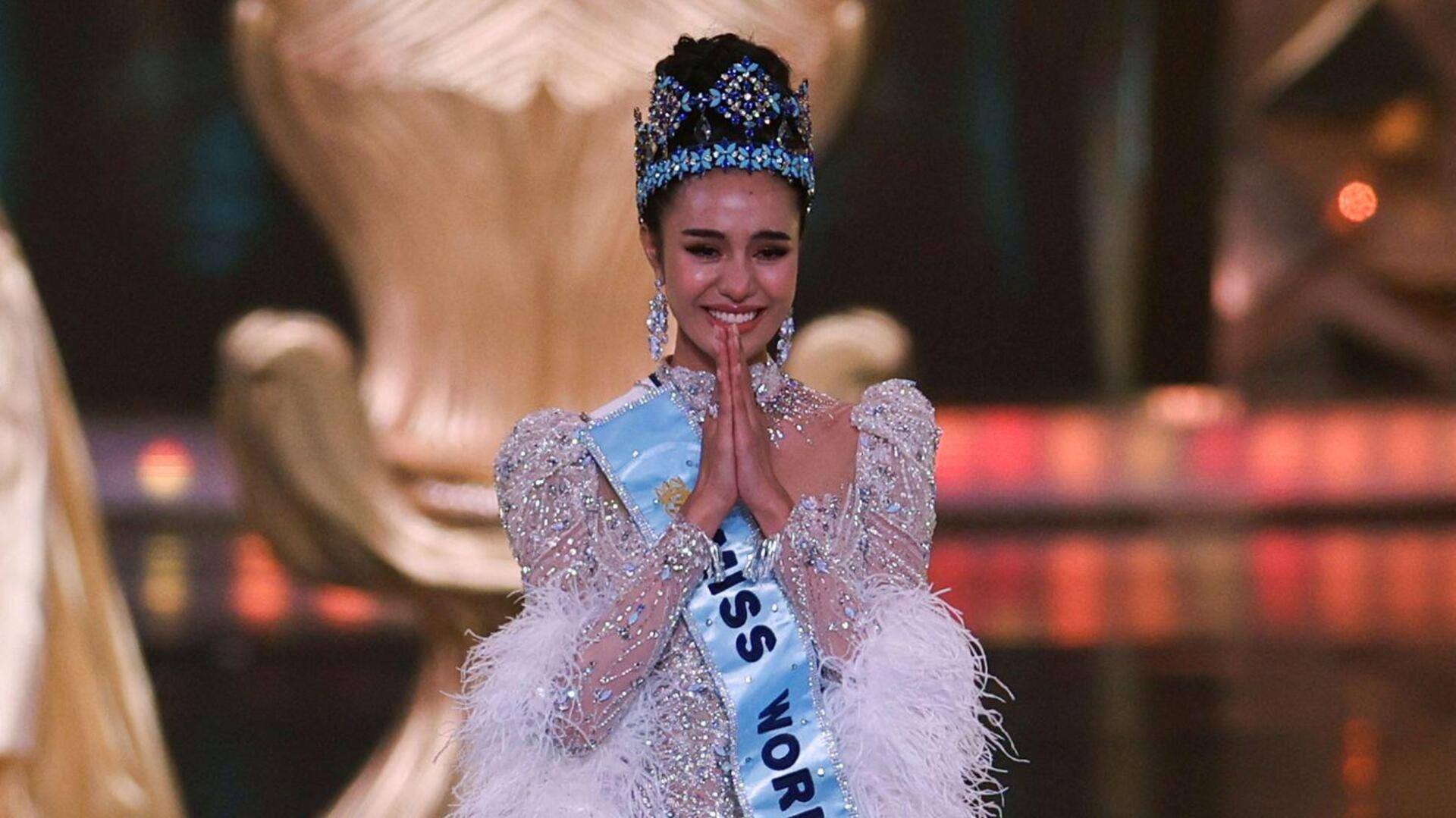 தாய்லாந்தின் ஓபல் சுச்சாட்டா சுவாங்ஸ்ரி 2025 ஆம் ஆண்டின் உலக அழகியாக தேர்வு