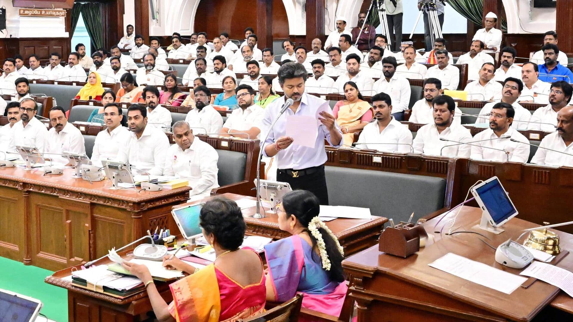 3 நாட்கள் விடுமுறைக்குப் பின் மீண்டும் கூடுகிறது சட்டசபை: சட்டம் ஒழுங்கு விவாதத்திற்கு இன்று முதல்வர் விஜய் பதிலுரை