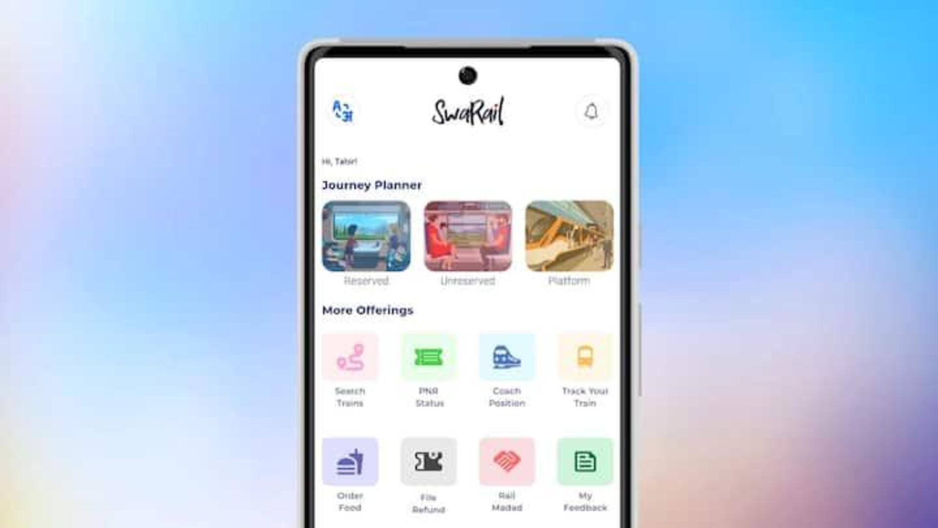 IRCTCயின் சூப்பர் செயலியான SwaRail அறிமுகம்; டிக்கெட் புக்கிங், கேட்டரிங் என அனைத்தும் ஒரே இடத்தில்! IRCTCயின் சூப்பர் செயலியான SwaRail அறிமுகம்; டிக்கெட் புக்கிங், கேட்டரிங் என அனைத்தும் ஒரே இடத்தில்!