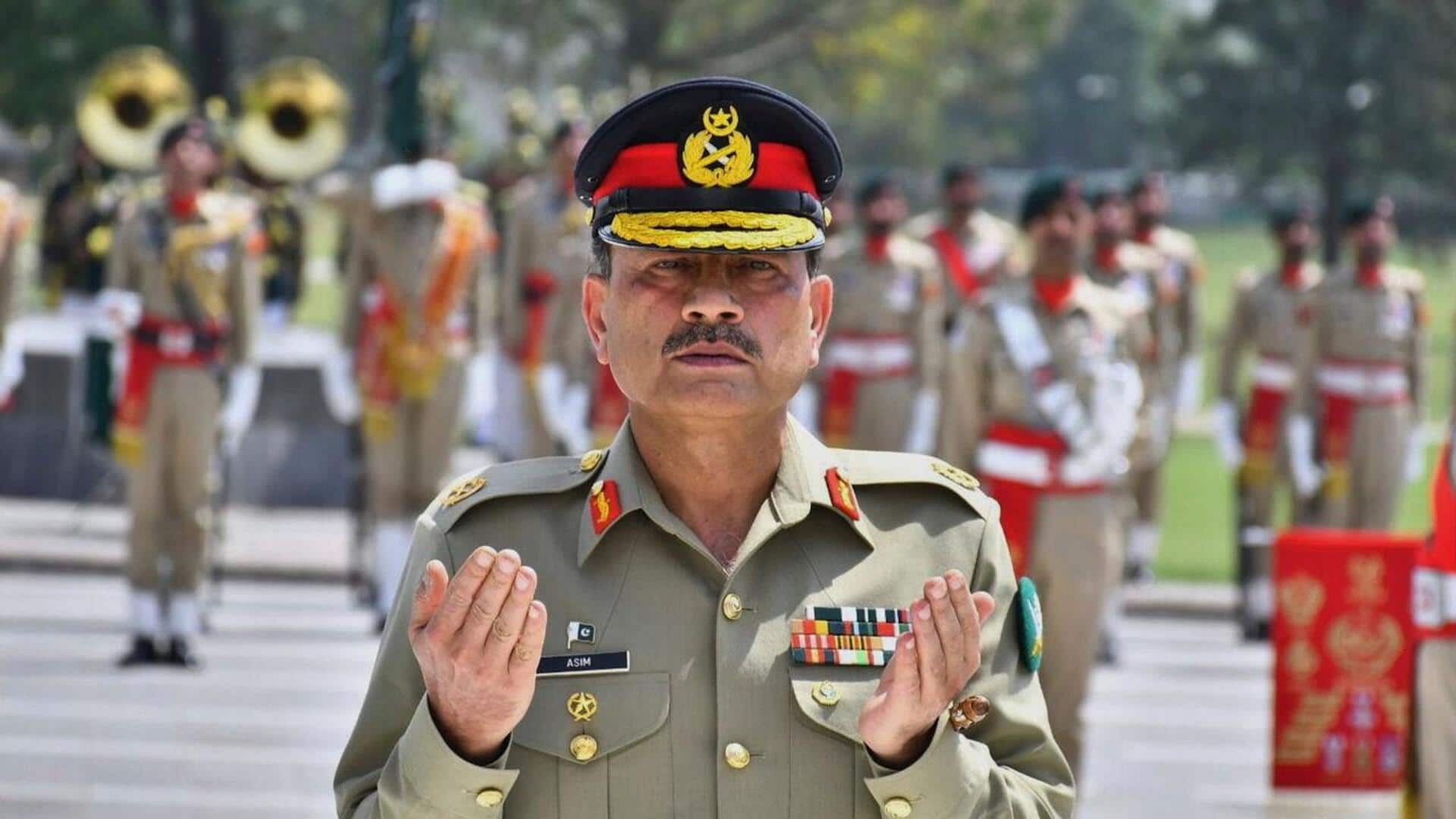 பாகிஸ்தானில் ராணுவம் ஆட்சியைக் கைப்பற்ற திட்டமிட்டுள்ளதாக வெளியான தகவலுக்கு அசிம் முனீர் நிராகரிப்பு