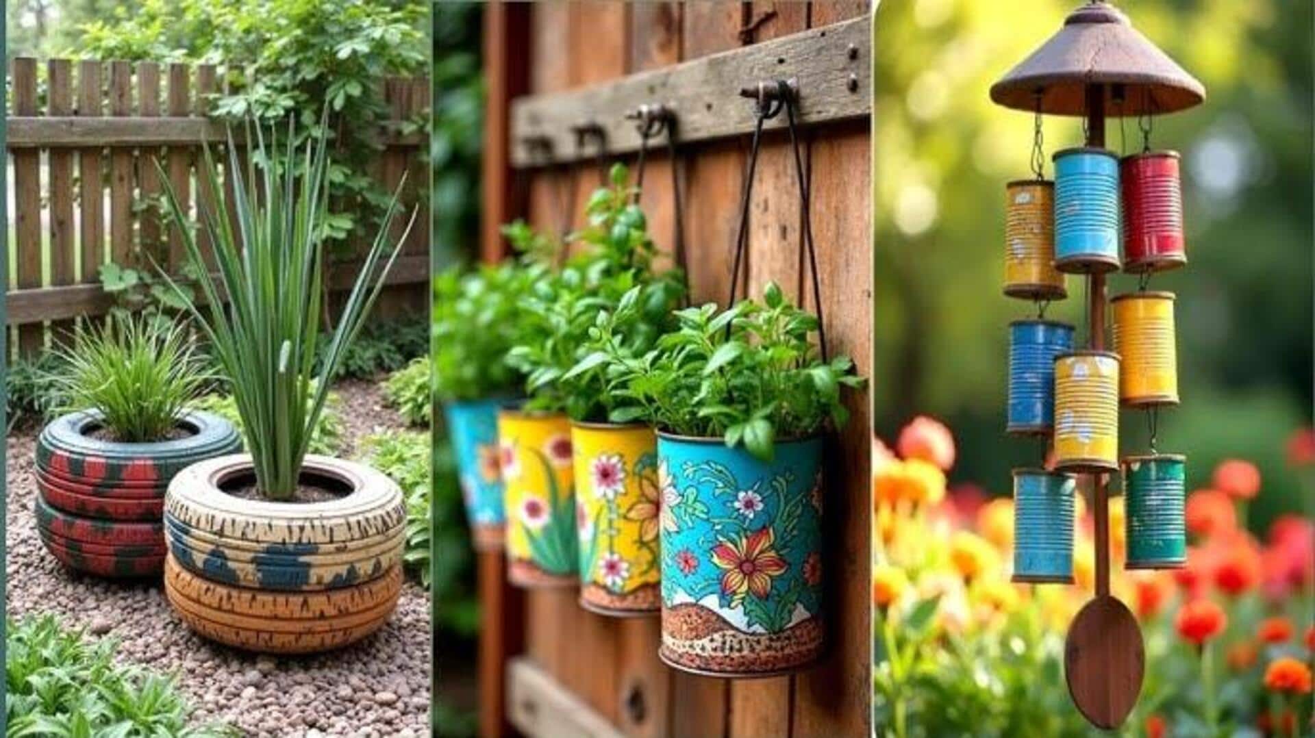 மறுசுழற்சி பொருட்களைக் கொண்டு குறைந்த செலவில் தோட்டம் அமைப்பது எப்படி?